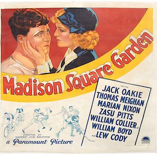 "Madison Square Garden", 6-sheet movie poster