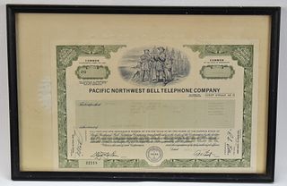 PACIFIC NORTHWEST BELL STOCK CERTIFICATE