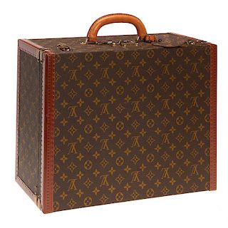 Louis Vuitton Monogram hard sided suitcase