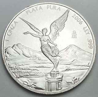 2006 Mexican Libertad 1 ozt .999 Silver