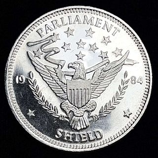 1984 Parliament Shield 1 ozt .999 Silver 