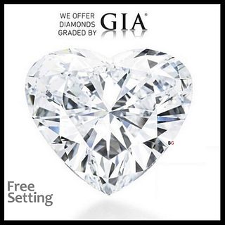 3.40 ct, E/VS1, Heart cut GIA Graded Diamond. Appraised Value: $214,200 