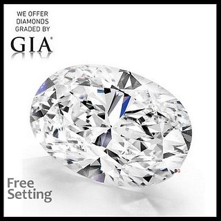 3.01 ct, H/VVS2, Oval cut GIA Graded Diamond. Appraised Value: $145,600 