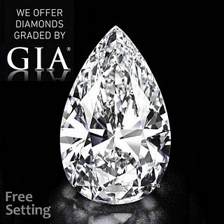 5.00 ct, D/FL, Pear cut GIA Graded Diamond. Appraised Value: $1,275,000 