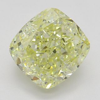 2.41 ct, Natural Fancy Yellow Even Color, VS1, Cushion cut Diamond (GIA Graded), Appraised Value: $44,000 