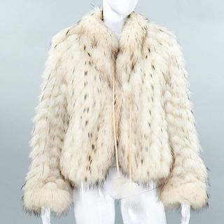 Cynthia Rose crop fur jacket