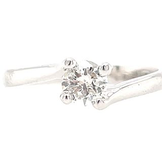 RING IN WHITE GOLD 2.49 GR WITH DIAMONDS FOR 0.34 CT F/SI2-3 SIZE 7 - RNG20226