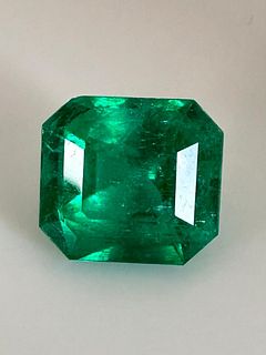 1 NATURAL COLOMBIA EMERALD GRS 7.1 CT VIVID GREEN SHAPE EMERALD - CERTIFICATION GRS - ONP31203