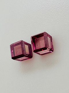 2 DIAMONDS ENHANCED COLOR 0.84 CT FANCY PINK - SI1 - C31211-4