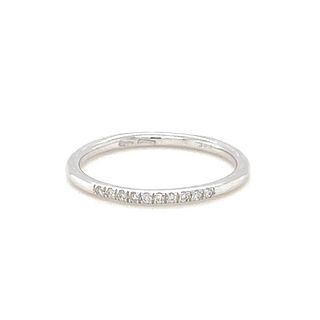 WHITE GOLD RING 1.65 GR WITH DIAMONDS - YZ1366