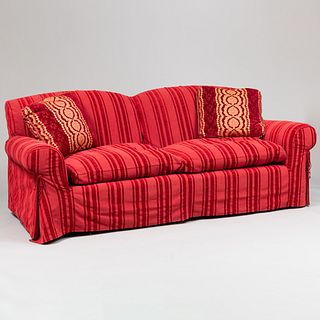Contemporary Upholstered Two-Seat Sofa