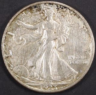 1923-S WALKING LIBERTY HALF DOLLAR AU/BU
