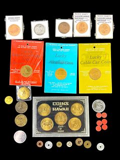 Group of Mixed Tokens and Collector Coins
