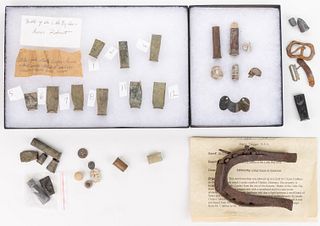 PLAINS INDIAN WARS, LITTLE BIG HORN / CUSTER ARTIFACTS, UNCOUNTED LOT
