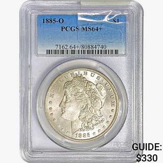 1885-O Morgan Silver Dollar PCGS MS64+ 