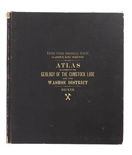Atlas Of The Comstock Lode & Washoe District 1882