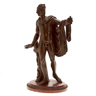 Bronze model of the Apollo Belvedere