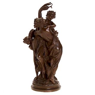 Albert Ernest Carrier Belluse, bronze sculpture