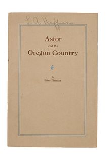 L.A. Huffman's Personal Astor Oregon Country Book