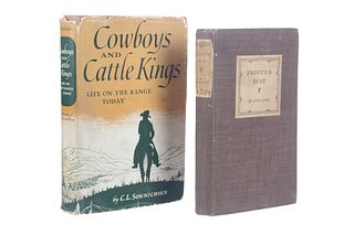 Rare First Edition Western Theme Books (2)