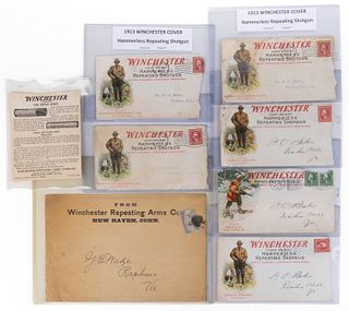 WINCHESTER REPEATING ARMS CO. ADVERTISING EPHEMERA, LOT OF EIGHT