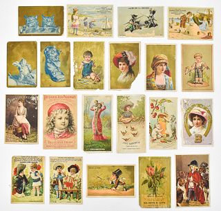 VICTORIAN PRODUCT TRADE CARDS