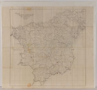 JEDIDIAH “JED” HOTCHKISS (SHENANDOAH VALLEY OF VIRGINIA, 1828-1899) WEST VIRGINIA MAP