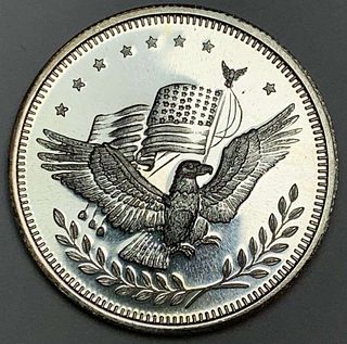 American Flag Eagle 1 ozt .999 Silver Trade Unit