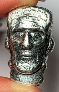 Frankenstein Head 1.5 ozt .999 Silver
