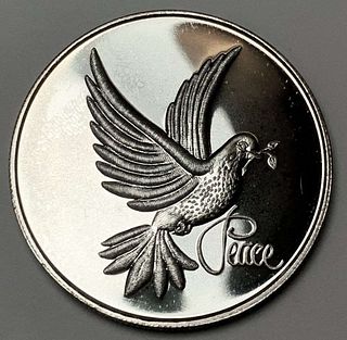 Merry Christmas Peace Proof 1 ozt .999 Silver