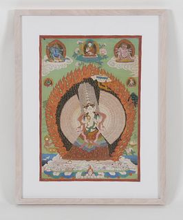 A Tibetan Thangka 