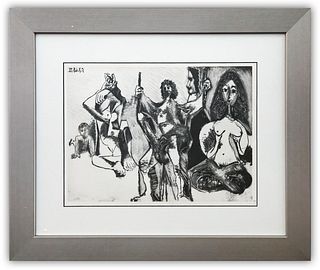 After Pablo Picasso- Offset Lithograph "From The 347 Series"