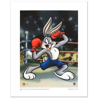 Boxer Bugs Limited Edition Giclee from Warner Bros., Numbered with Hologram Seal and Certificate of Authenticity.