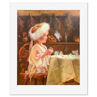 Lynn Lupetti, "Kiss of the Fairy" Limited Edition Printers Proof, Numbered 1/9 and Hand Signed with Letter of Authenticity