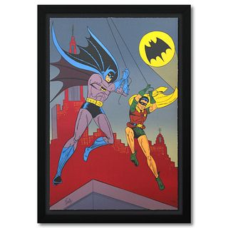 Bob Kane (1915-1998)- Original Lithograph "Batman and Robin"
