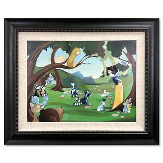 Katie Kelly, "Forest Friends" Framed Limited Edition on Canvas from Disney Fine Art, Numbered and Hand Signed with Letter of Authenticity