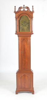 Pennsylvania Chippendale Style Tall Case Clock, Paoli