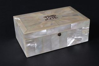Lund Mother-of-Pearl Veneered Box