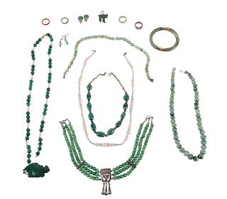 World Tour Green Hardstone Necklaces and Jewelry