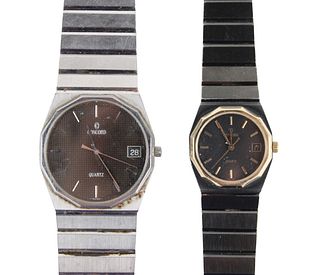 Two Concord Mariner SG Vintage Quartz Watches