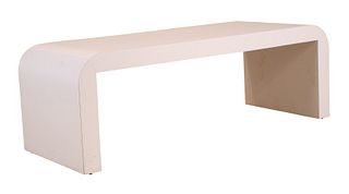 Modern White Lacquer Low Table