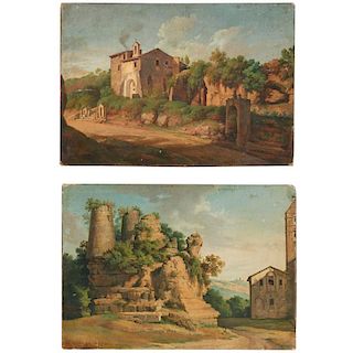 Johan August Nahl, pair paintings