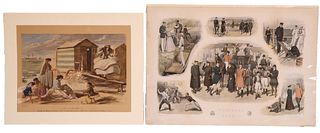Photo-Lithograph, "National Sports" Entered at Stationers' Hall