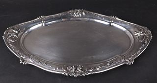 Large Reed and Barton Sterling Silver Oval Tray