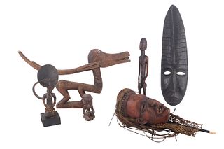 Six African Tribal Artifacts