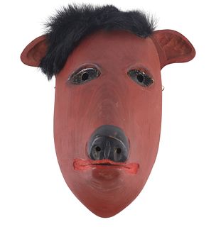 Iroquois False Face Bear Mask