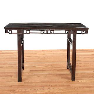 Large Chinese hardwood painter's table