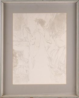 Henri de Toulouse-Lautrec, (French, 1864-1901) Femme qui se peigneâ€”La coiffure, Lithograph