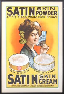 Advertising Poster, Satin Skin Powder