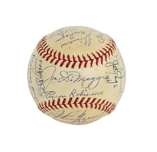 Yankees Signed Baseball, DiMaggio